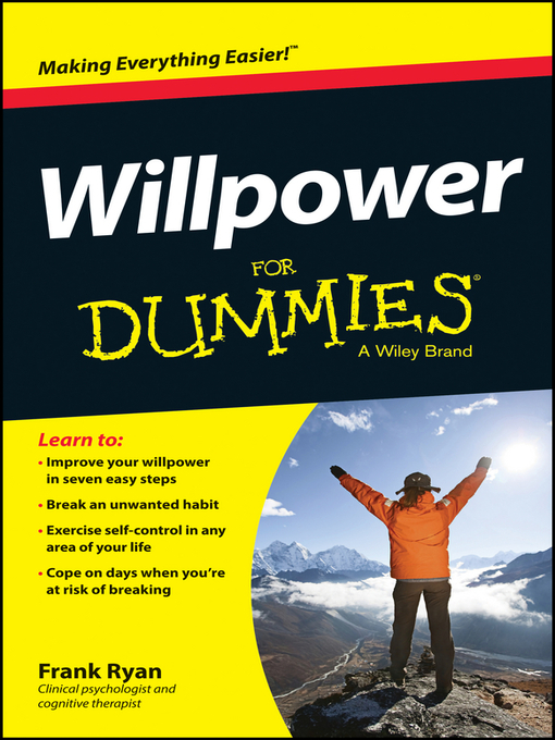 Title details for Willpower For Dummies by Frank Ryan - Available